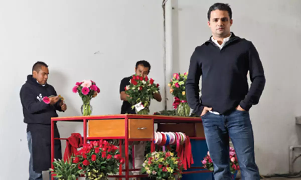 Jesús Martínez lanzó la línea JustBecause, con plantas y arreglos más sencillos que los de su línea principal. Con ello apuesta al volumen de ventas. (Foto: Ana Blumenkron y Jesús Almazán)