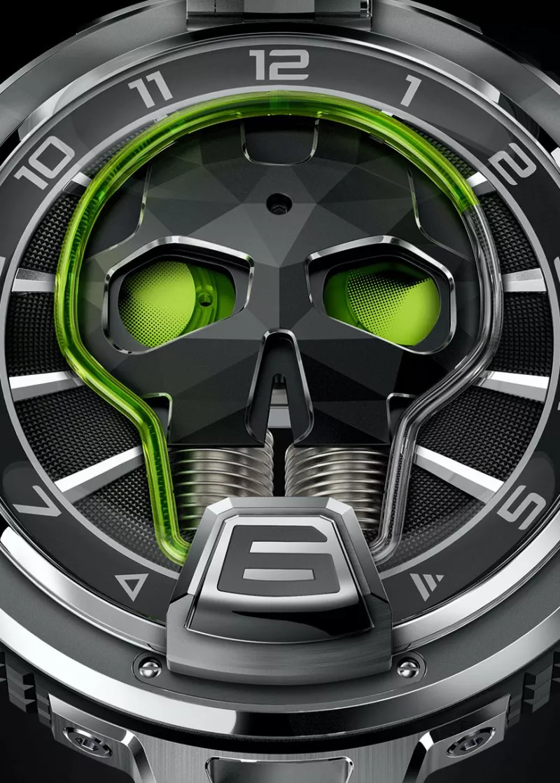 HYT Skull Pocket Watch 