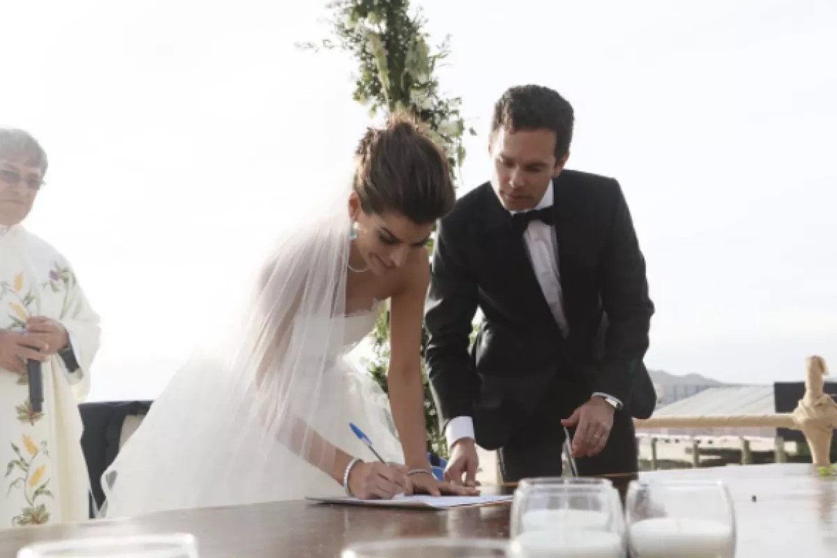 Así quedó oficial su matrimonio.