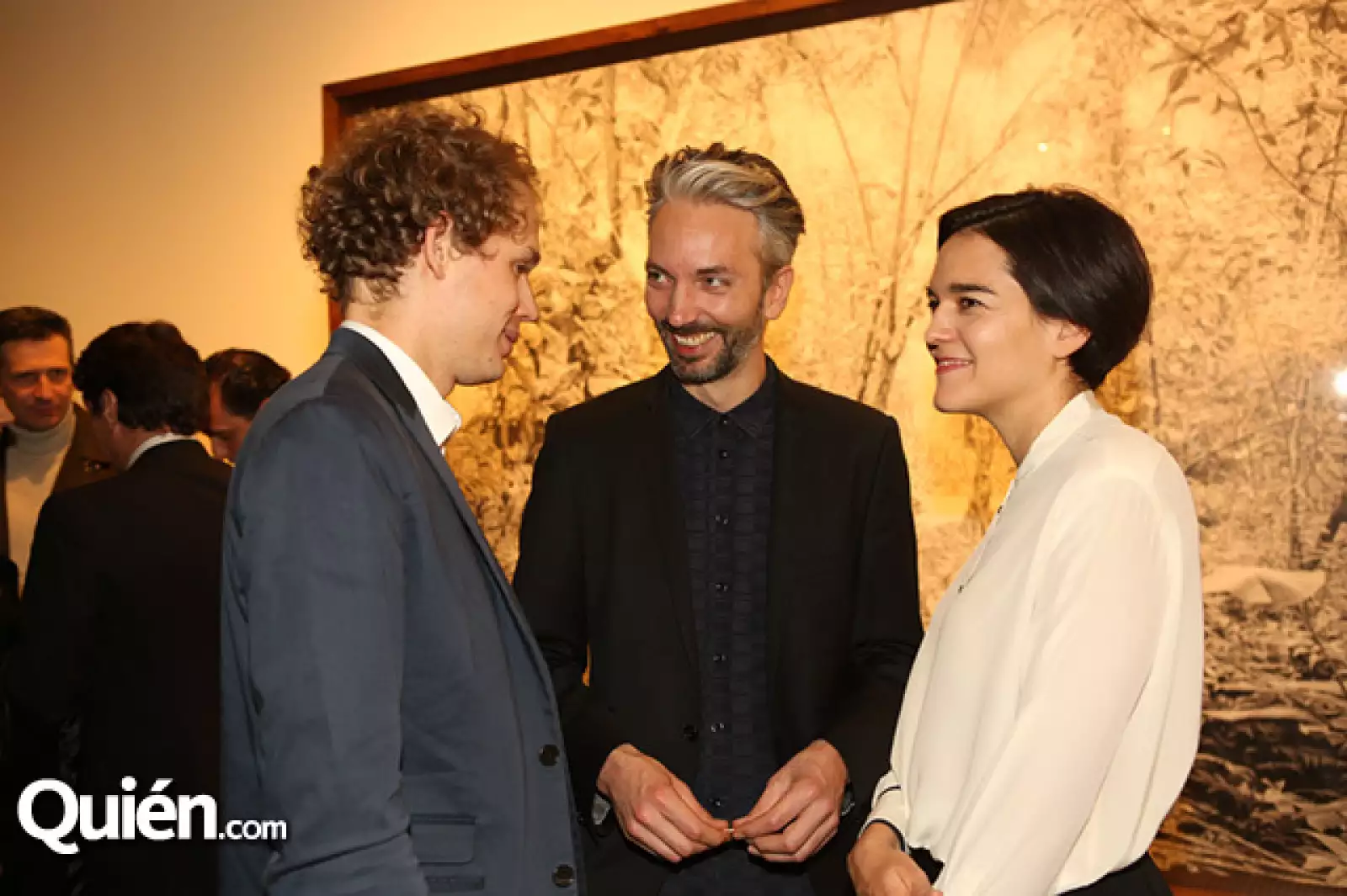 Max Goelitz, Sebastián Noel y Tania Riestra
