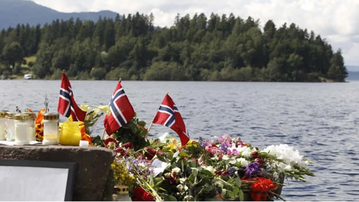 isla utoya noruega