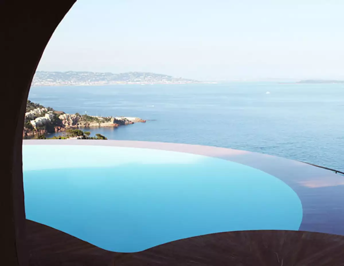 La vista del Bubble Palace.