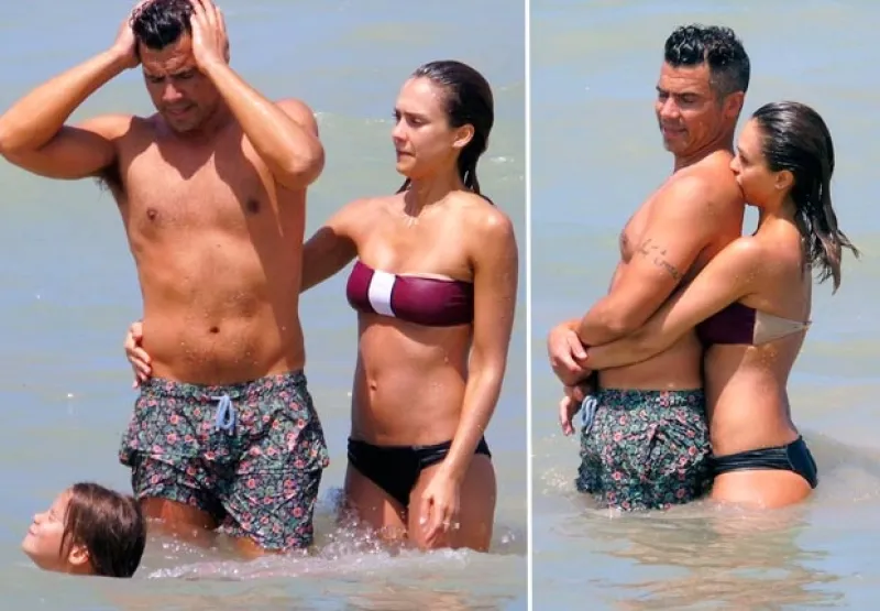 La actriz y su familia fueron fotografiados disfrutando de su amor y del cálido clima que ofrece nuestro país.