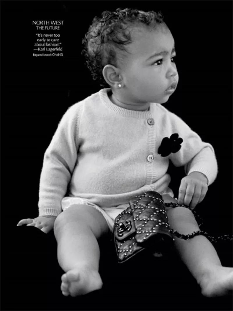 La hija de Kim Kardashian y Kanye West cuenta, a sus 14 meses, con una gran variedad firmadas por los mejores diseñadores del mundo.