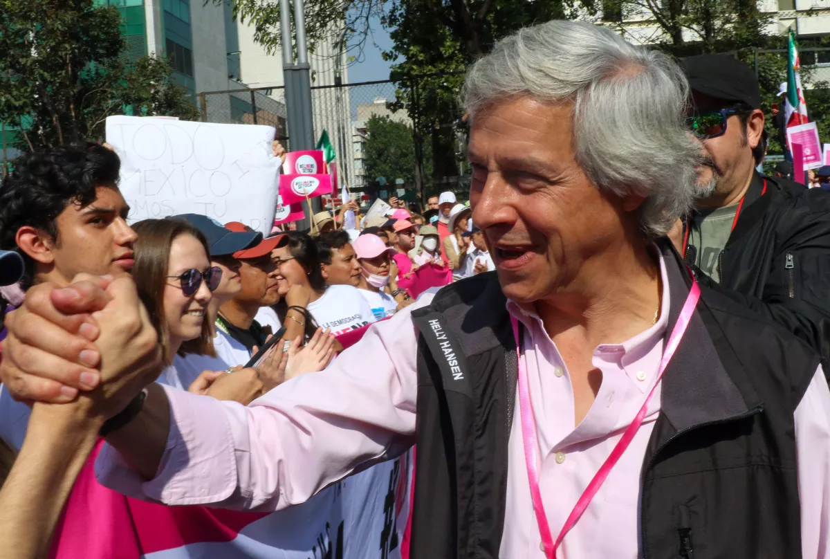 Marcha en defensa del INE en la Ciudad de México