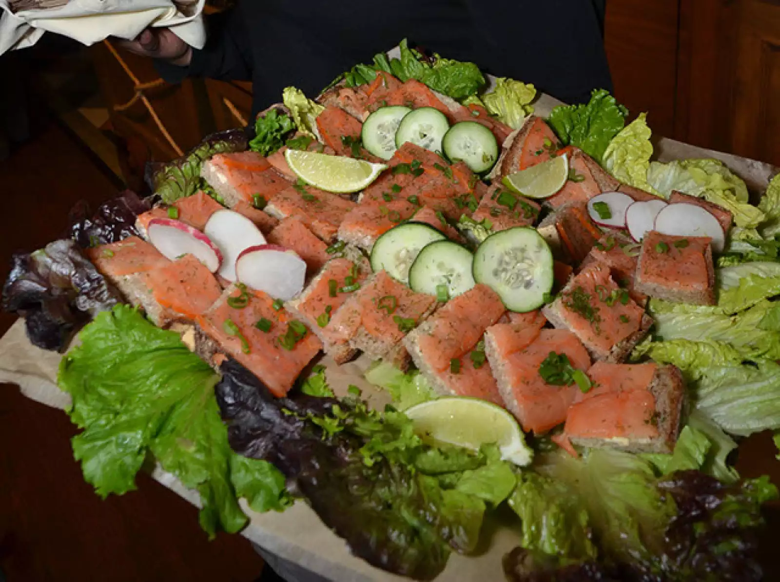 Las propuestas del Chef Coumont: Diversos platillos y bocadillos preparados con el exquisito pan artesanal de Le Pain Quotidien.
