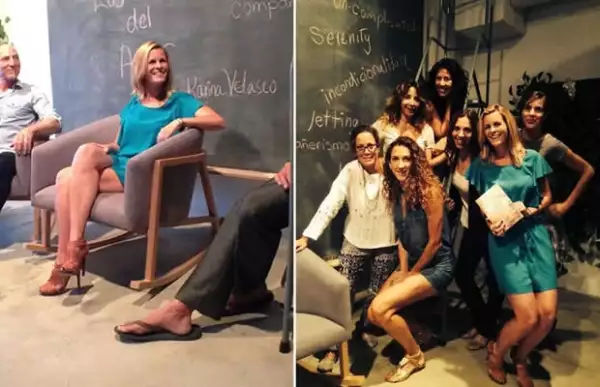 Karina en la presentación de su nuevo libro donde estuvo acompañada de sus grandes amigas.