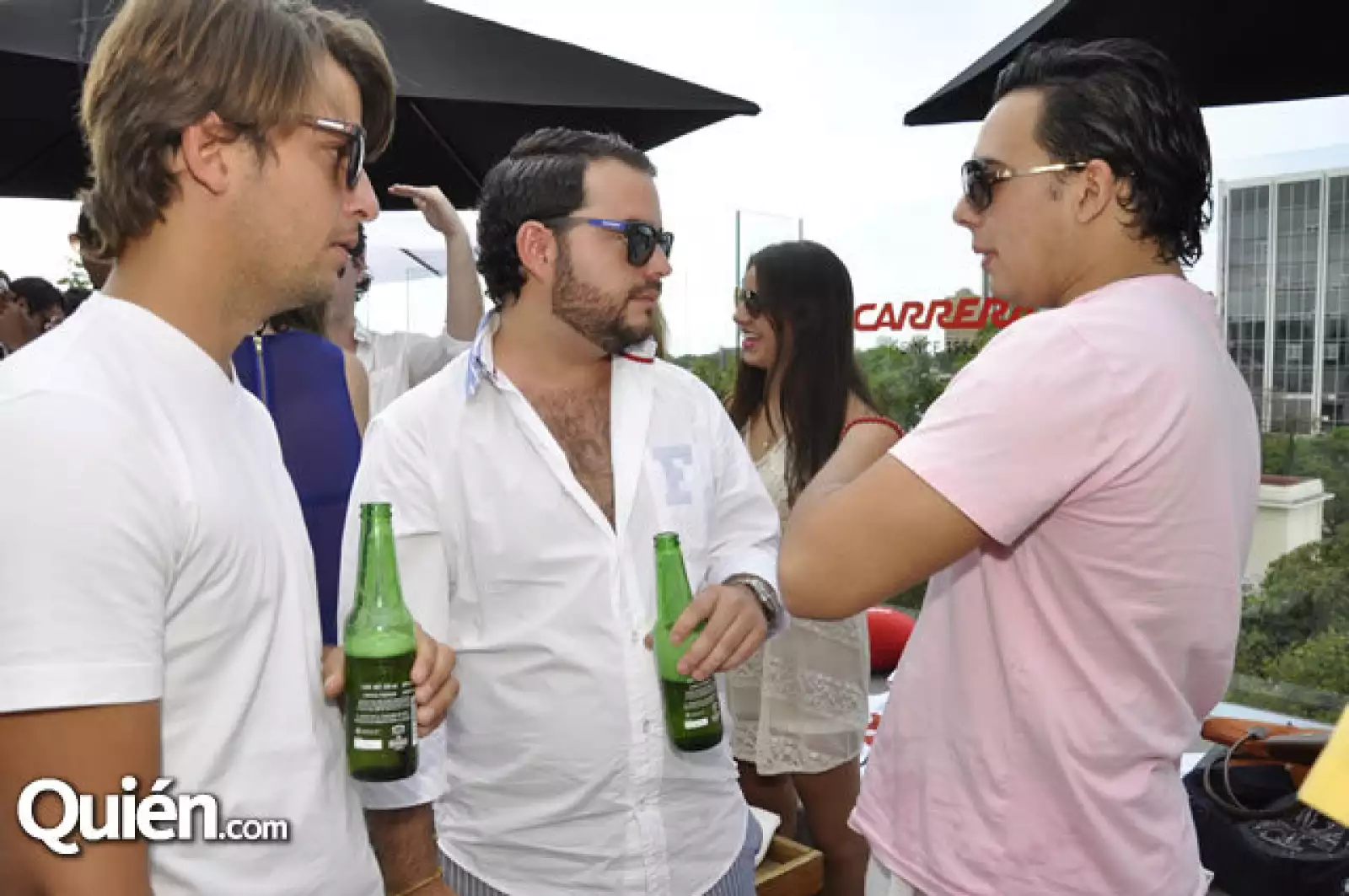 Santiago González, Diego Bouquet y Julio Martínez
