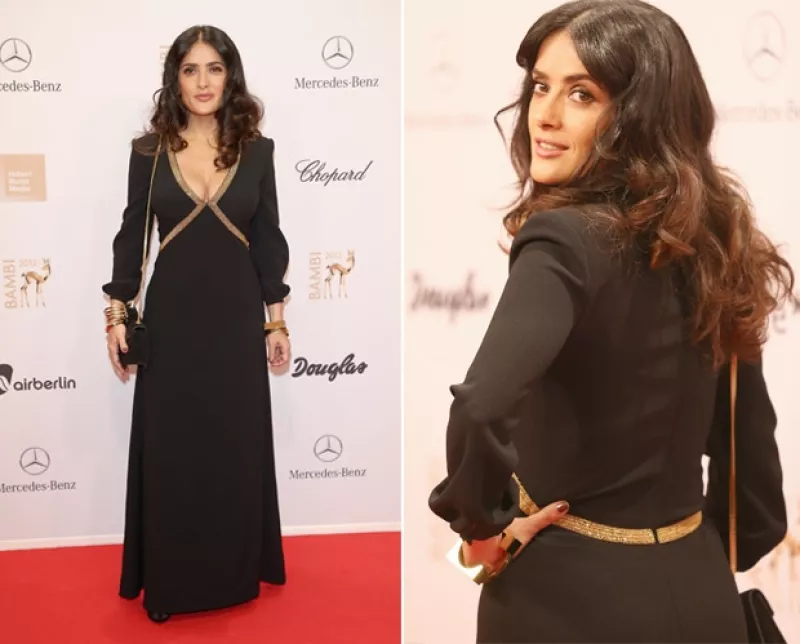 La actriz llegó a Berlin para recibir su premio durante la entrega de los BAMBI Awards que reconocen lo mejor de la tv y el cine en ese país.
