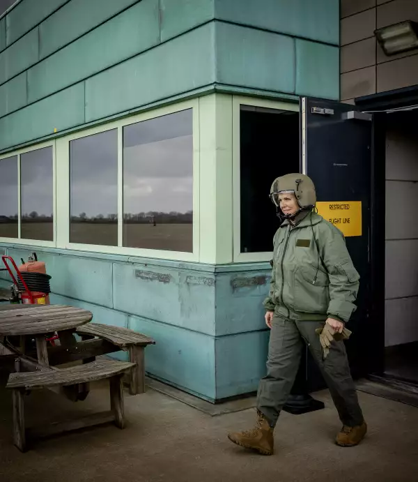 La reina Máxima acudió a un ejercicio militar