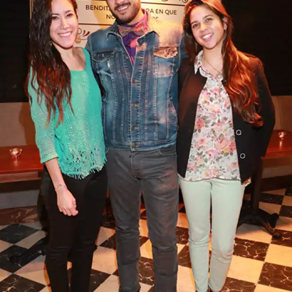 Sofia Ghazarosian, Ibrahim Gómez y Myriam Robles