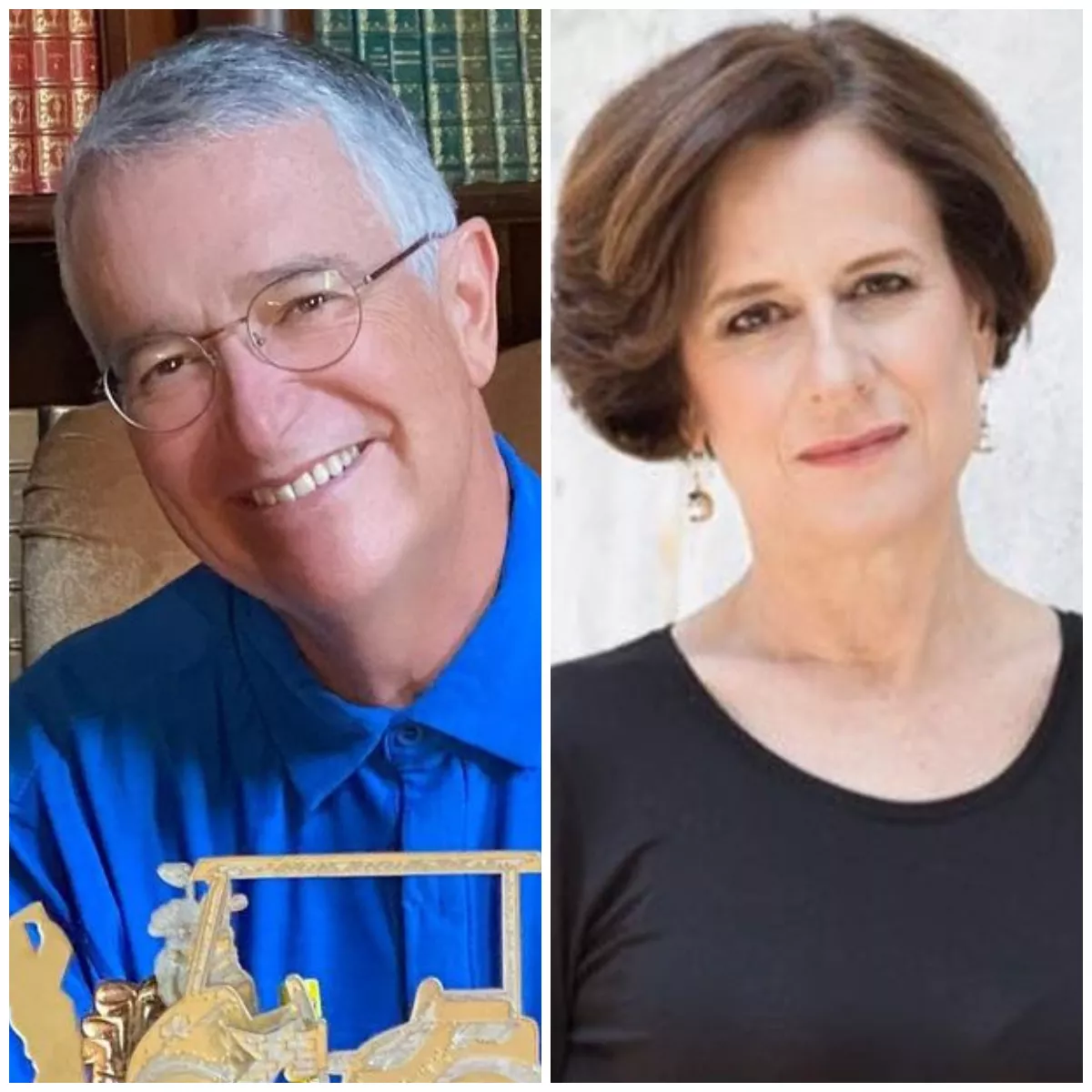 Ricardo Salinas Pliego y Denise Dresser