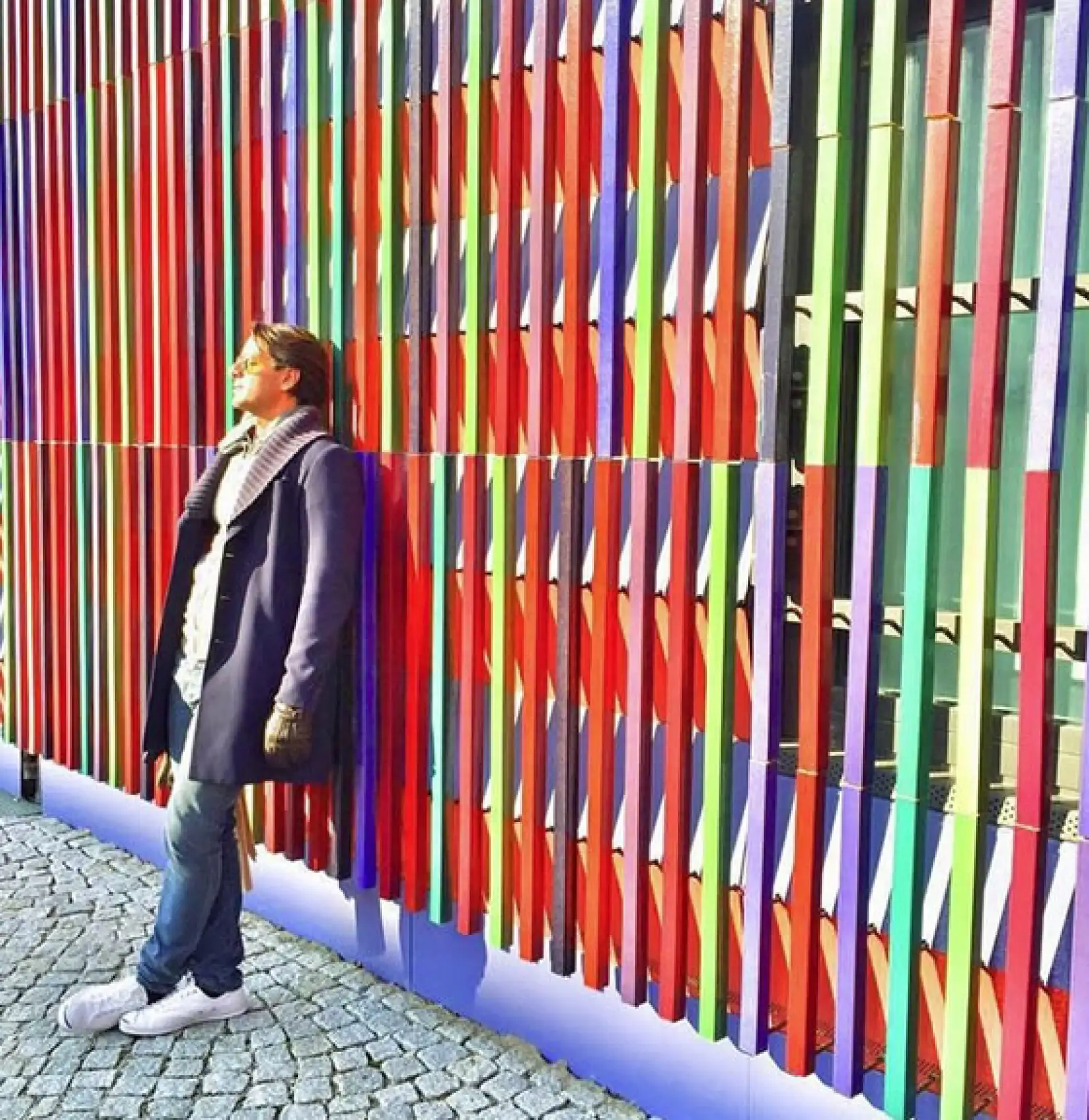 Abelardo Marcandes en Berlín de visita cultural en el Brandhorst Museum.