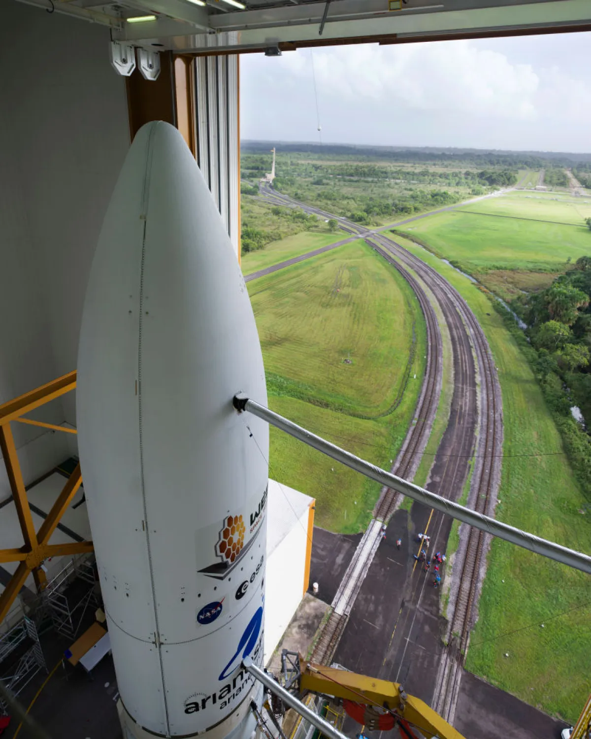 Prelaunch of Ariane 5 with James Webb Space Telescope