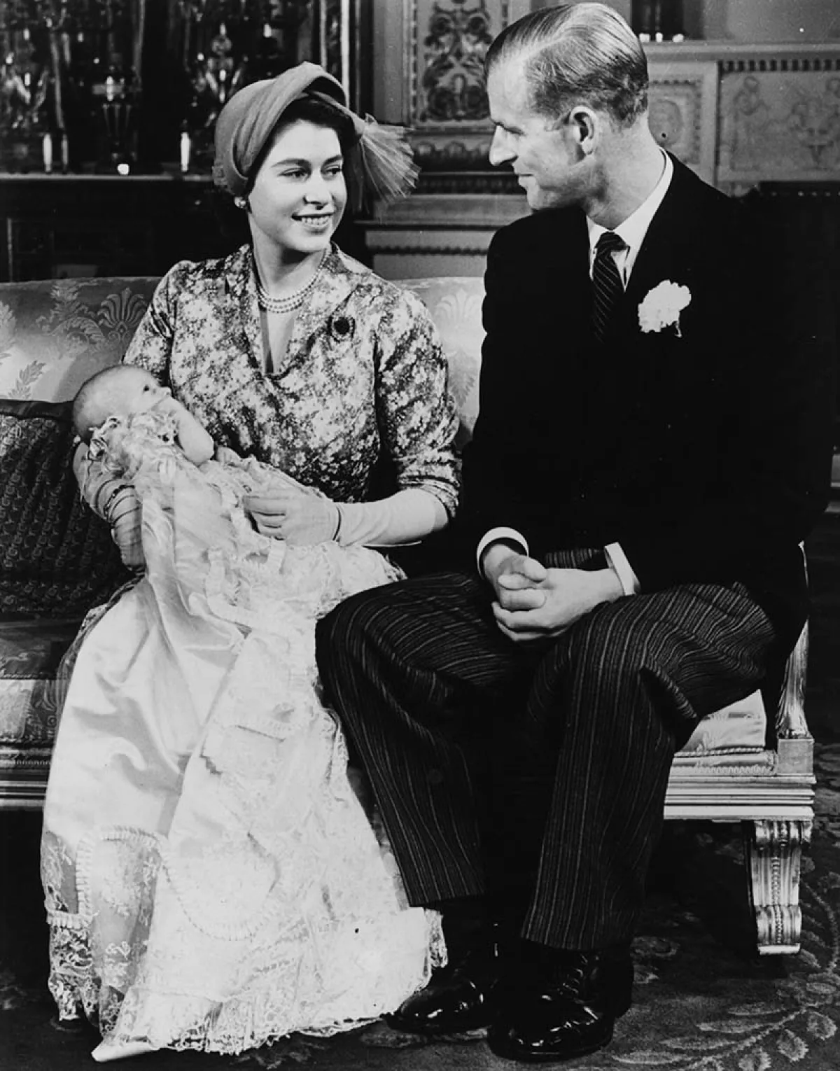 Princess Elizabeth, Prince Philip And Princess Anne