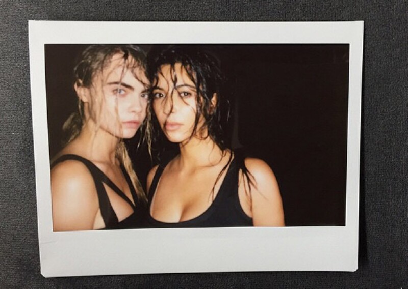 Kim dio a conocer que ella y Cara tenían algo entre manos desde el pasado 30 de septiembre, cuando publicó esta fotografía.
