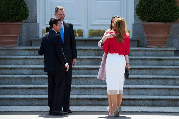Angelica Rivera, Enrique Peña Nieto, Letizia y Felipe