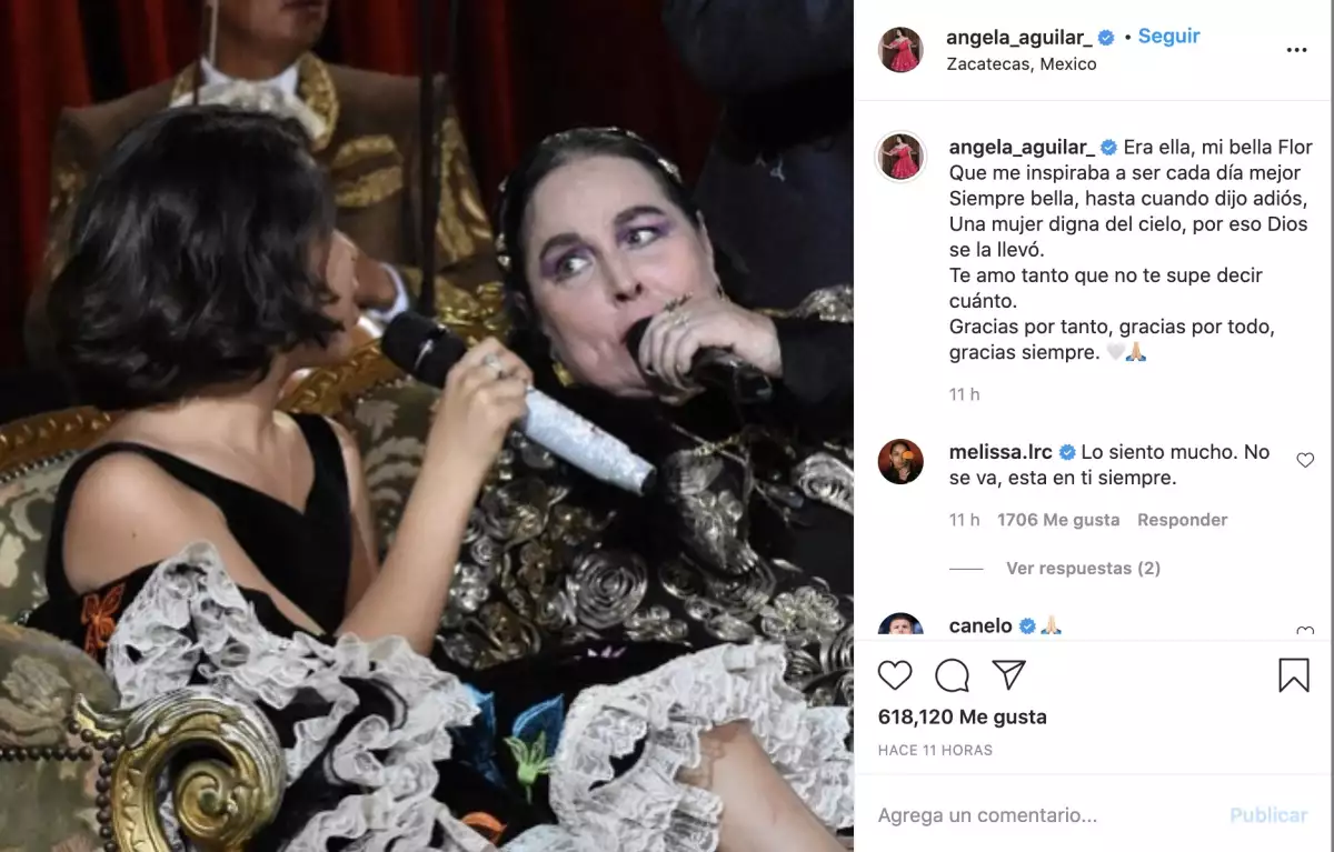 Ángela Aguilar y Flor Silvestre