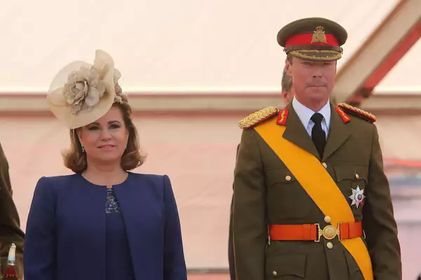 María Teresa de Luxemburgo y el gran duque Enrique