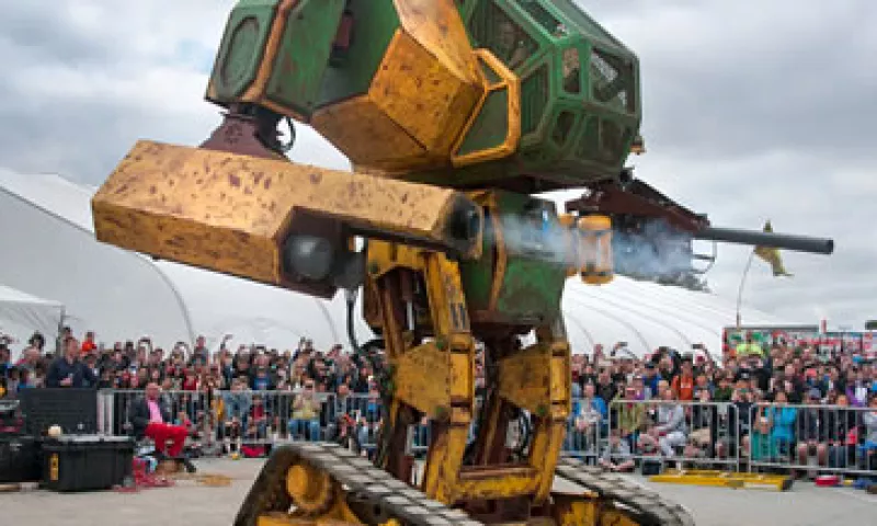 MK II es la creación de MegaBots Inc. pero la compañía busca mejorarlo para ganar la competencia. (Foto: Cortesía/ Kickstarter )