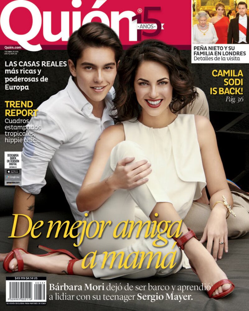 Bárbara y Sergio posaron para Quién®.