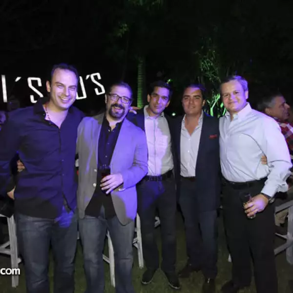 Mauricio Navarro, Andrés Canales, Eduardo González, Rodrigo Ramos y Alejandro Hernández