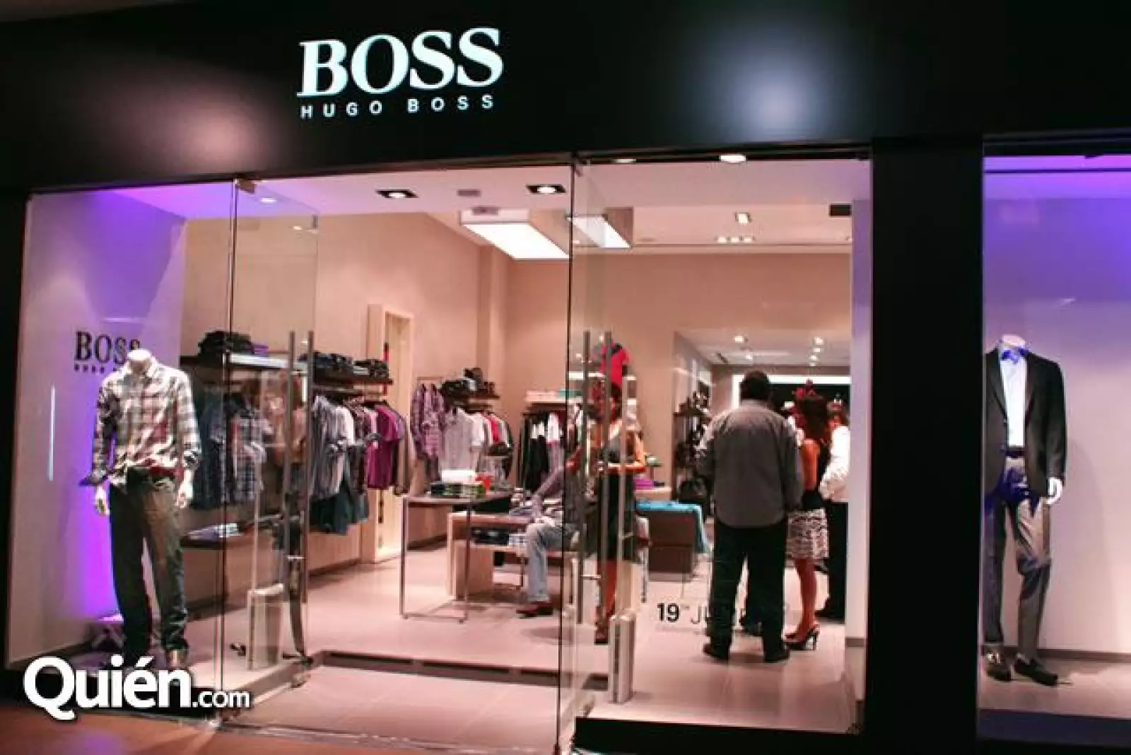 Inauguración de Hugo Boss
