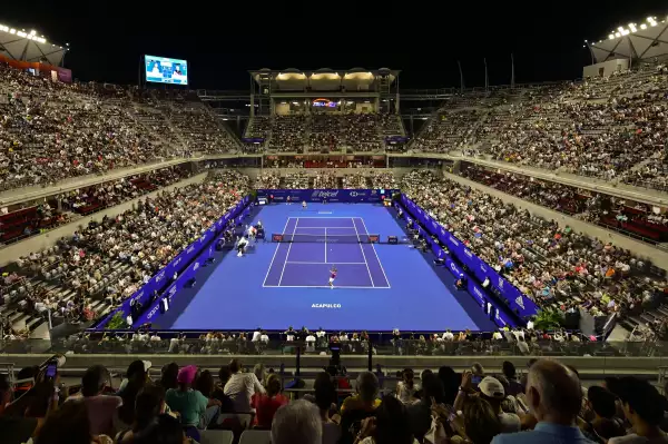 Arena GNP durante el Abierto Mexicano de Tenis