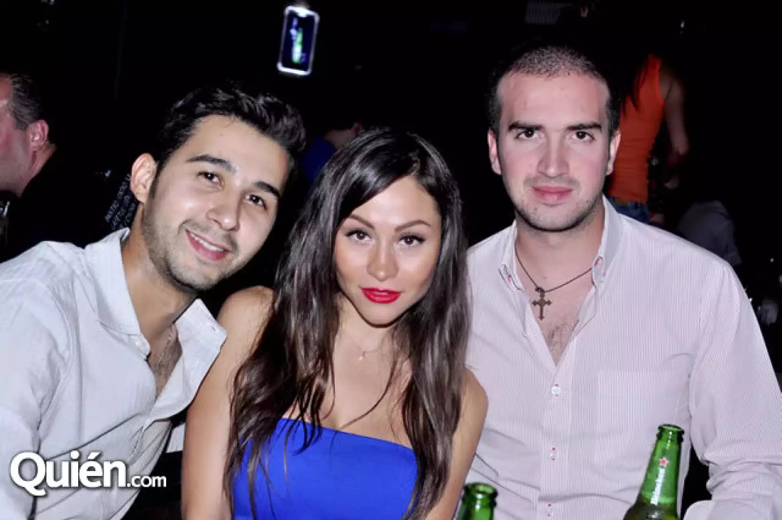 Héctor González, Cynthia Leal y Diego Gómez