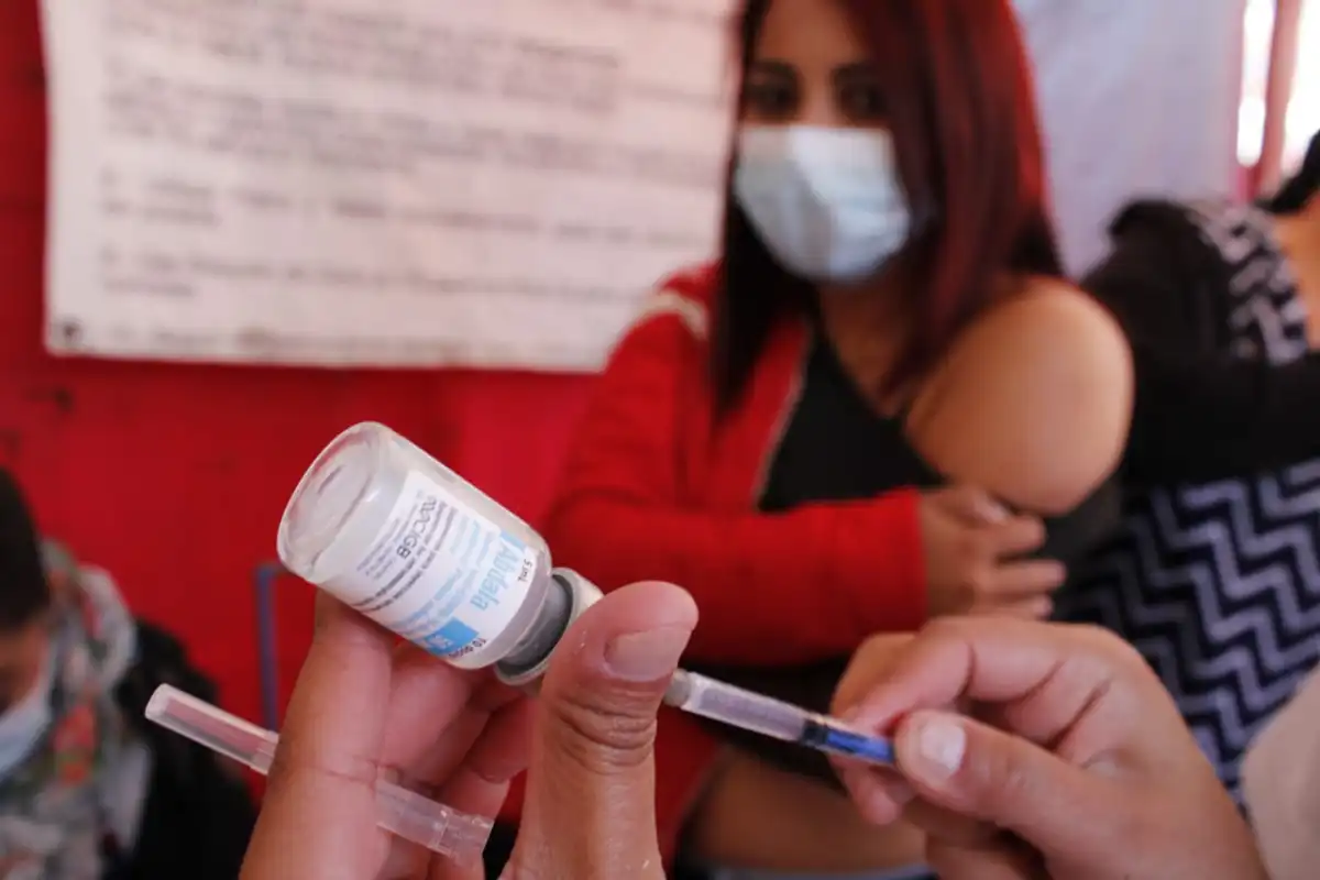 La vacuna Abdala, de origen cubano, se aplica en México contra covid. 