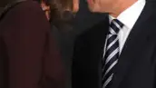 Durante la ceremonia el presidente de la República, Enrique Peña Nieto y su esposa estuvieron muy cariñosos.