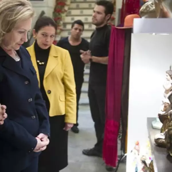 Clinton - de compras