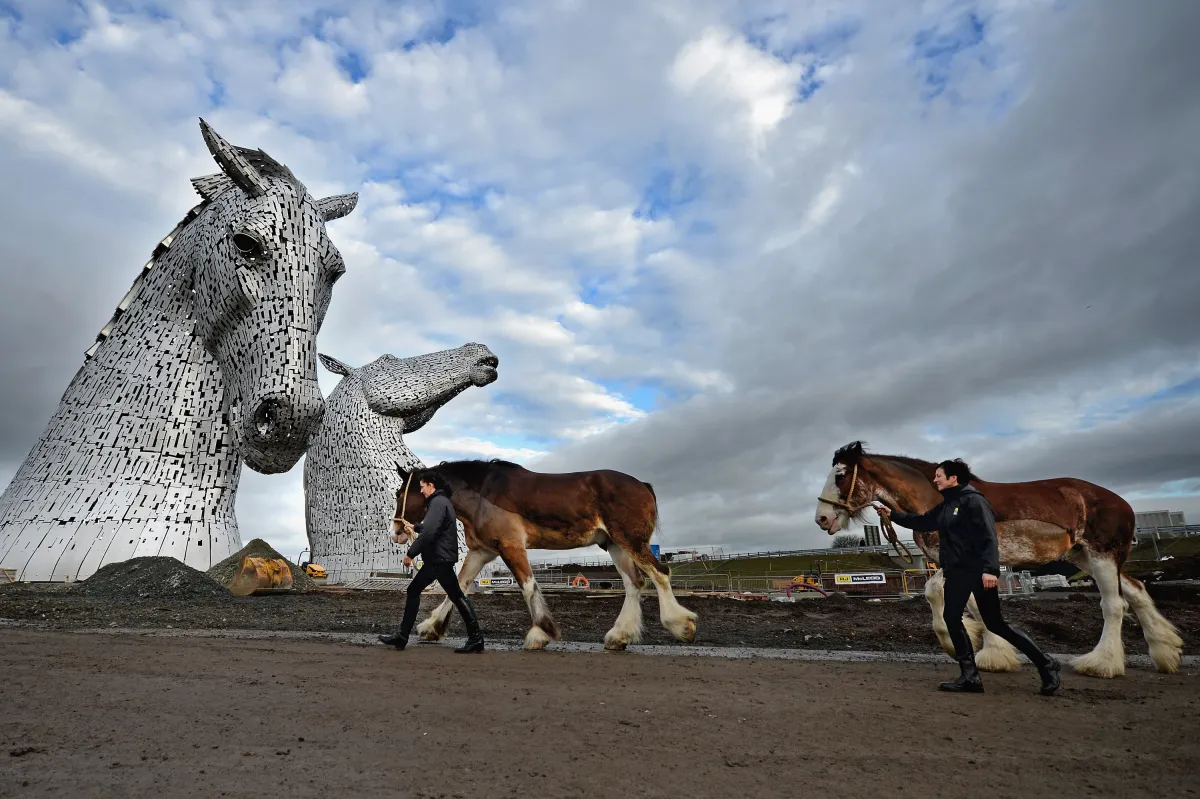 Completion Of The World's Largest Of Equine Sculptures