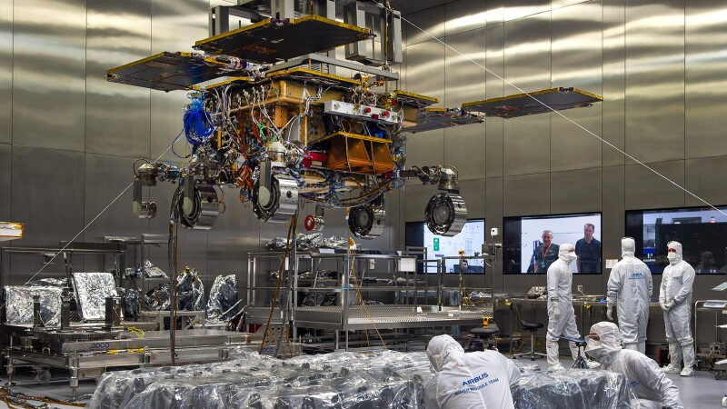 Se prevé que el ExoMars llegará a la superficie marciana hacia 2021.