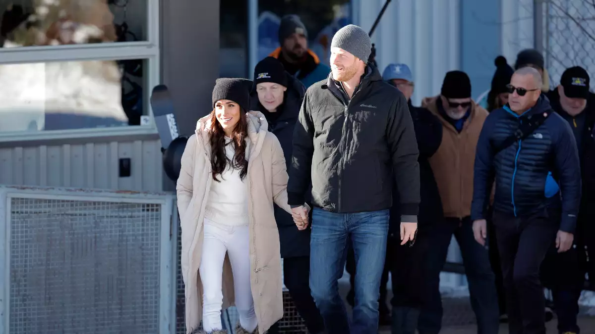 El príncipe Harry y Meghan Markle celebran San Valentín en la nieve