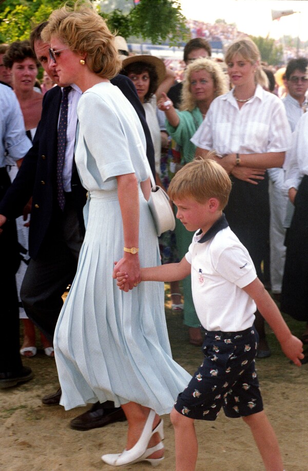 Princesa Diana y el príncipe William