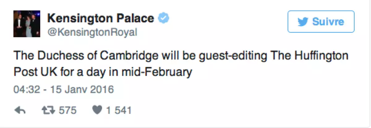 La noticia se dio a conocer en Twitter.