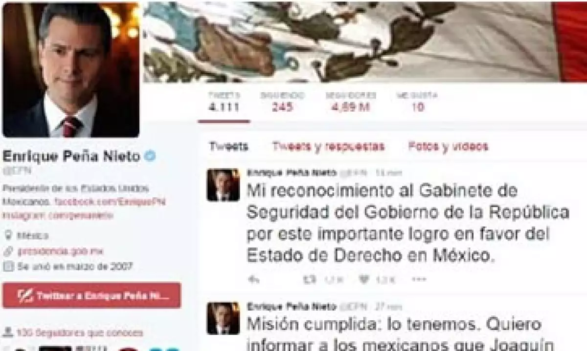 El presidente anunció la captura del capo en redes sociales. (Foto: Especial)