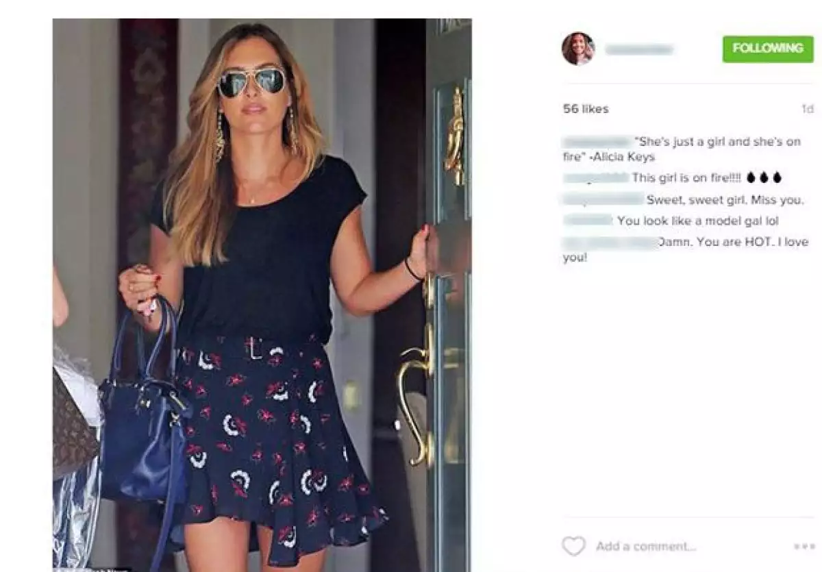 Aprovechando su fama, Christine quiere ser estrella de televisión, y además, tras lo sucedido con el Lexus, cerró su cuenta de Instagram, siendo este uno de sus últimos posts.