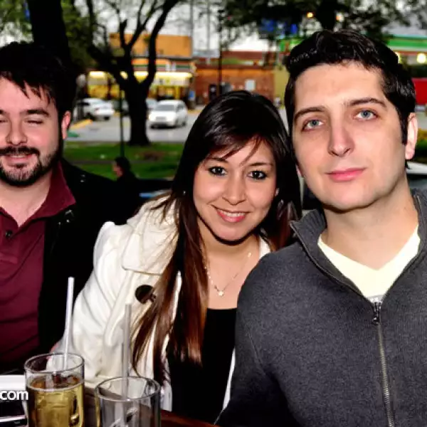 Sergio Reyes,Marcela Aguilar y Javier Treviño