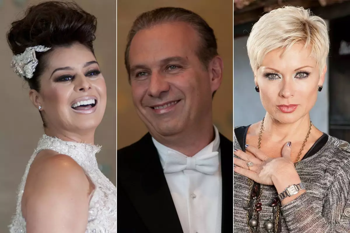 Juan Collado y sus grandes amores Yadhira Carrillo y Leticia Calderón