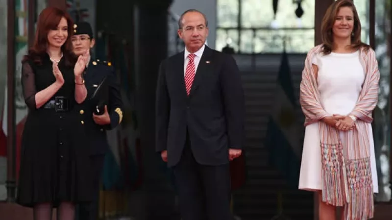 cristina fernandez y felipe calderon