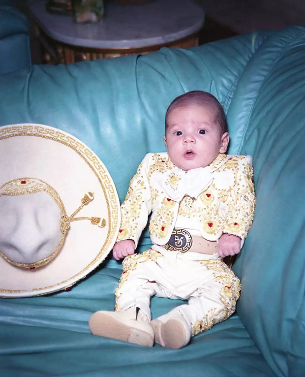 Alex Jr cuando era apenas un bebé.