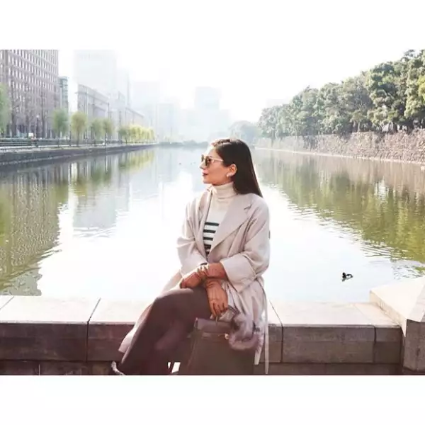 Ana Brenda llevó su belleza y elegancia hasta Tokio.