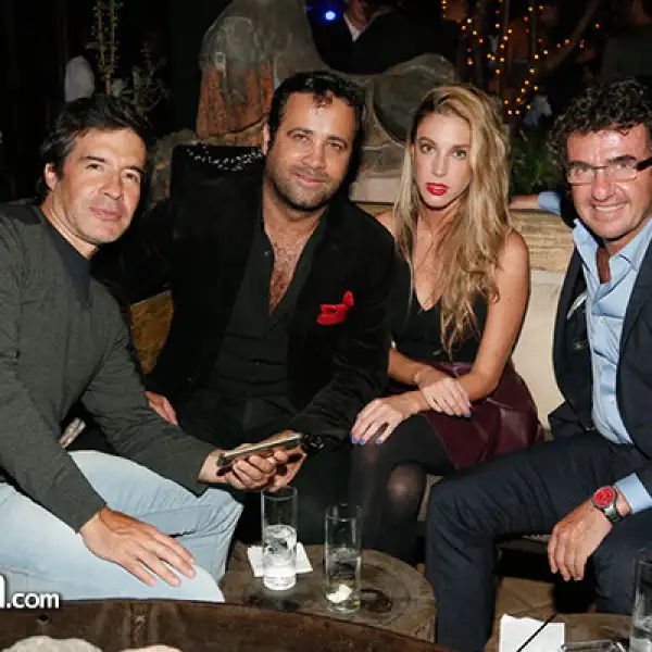 Miguel Angel Fox, Bobby Slim, Anna Tazzer y Fredy Helfon