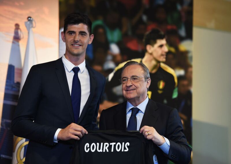 Thibaut Courtois Florentino Pérez