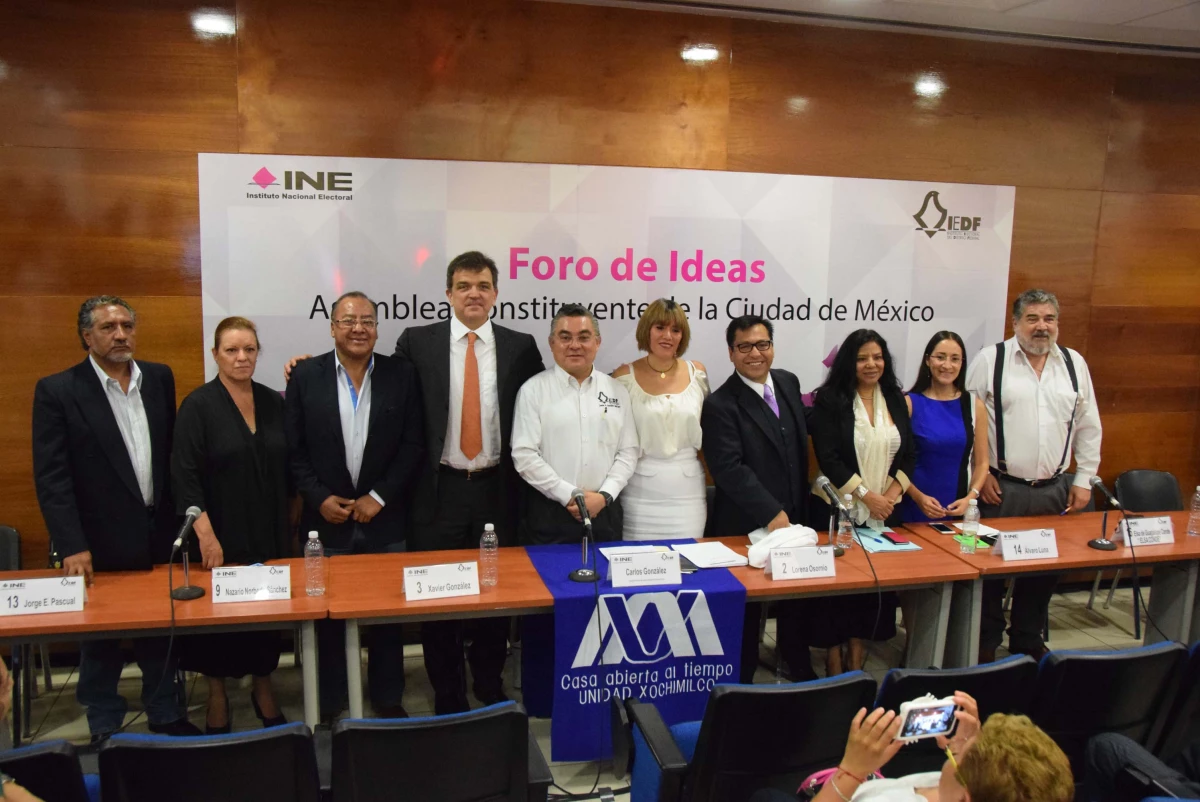 En el foro estuvieron presenten únicamente los candidatos independientes que buscan formar parte de la Asamblea Constituyente de la Ciudad de México
