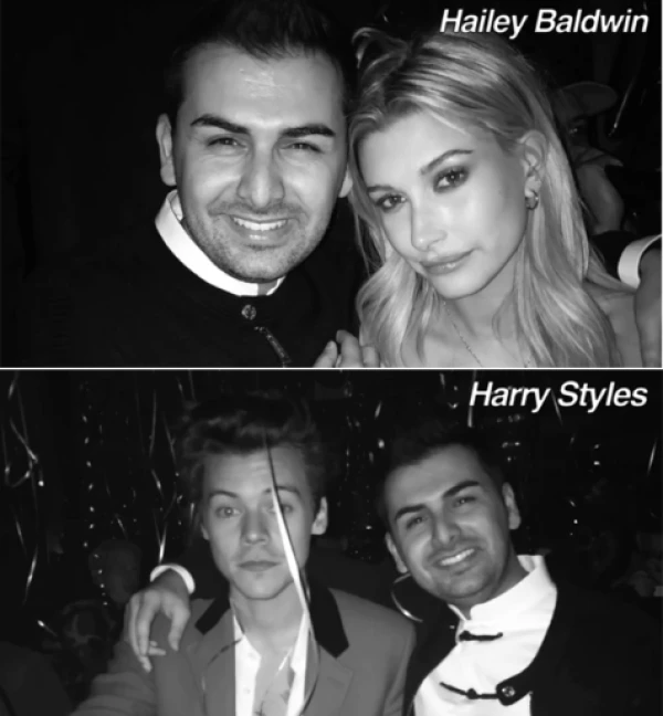 Saygin, Hailey Baldwin y Harry Styles
