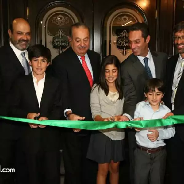 Miche Kuri, Carlos Slim, Carlos Slim Domit,Alfonso Salem,Michel Kuri,Ana Paula Kuri,Santiago Kuri.