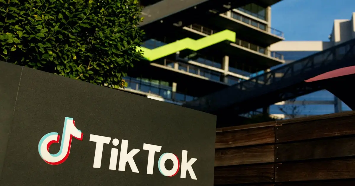 FILE PHOTO: Illustration shows TikTok app logo